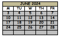 District School Academic Calendar for Wicklow Elementary School for June 2024