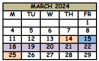 District School Academic Calendar for Sterling Park Elementary School for March 2024