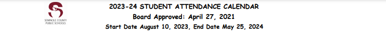 District School Academic Calendar for Bear Lake Elementary School