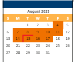 District School Academic Calendar for Briarwood Elem for August 2023