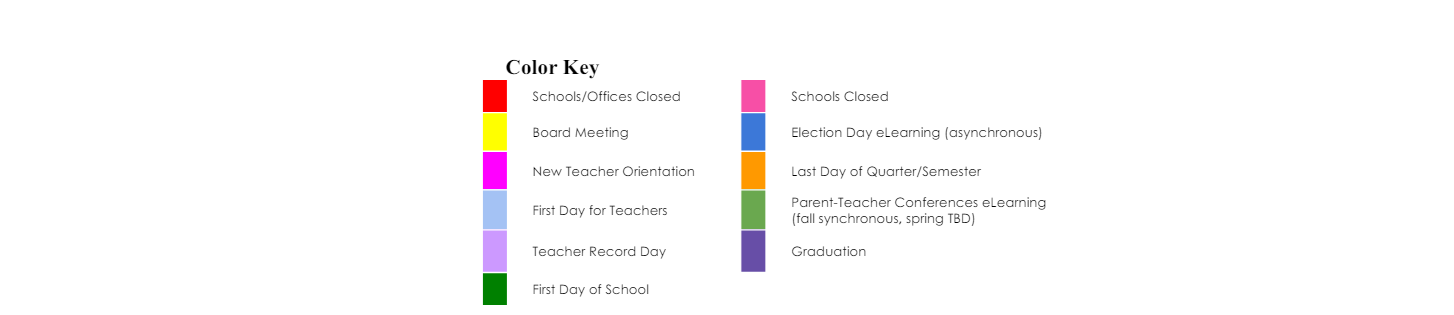 District School Academic Calendar Key for Lasalle Intermediate Academy