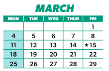 District School Academic Calendar for Whitman Elementary for March 2024