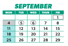 District School Academic Calendar for The Healing Lodge for September 2023