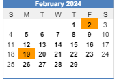 District School Academic Calendar for Har-ber High School for February 2024