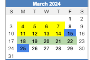 District School Academic Calendar for Elmdale Elementary School for March 2024