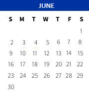 District School Academic Calendar for Covington Elementary School for June 2024