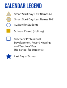 District School Academic Calendar Legend for Pine View Middle School