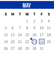District School Academic Calendar for Pine View Middle School for May 2024