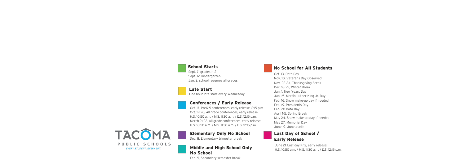 District School Academic Calendar Key for Lyon