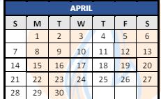 District School Academic Calendar for Lowell M Maxham for April 2024