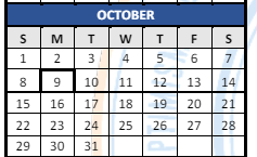 District School Academic Calendar for Lowell M Maxham for October 2023