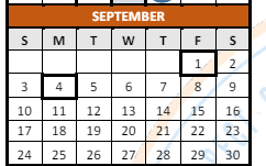 District School Academic Calendar for Lowell M Maxham for September 2023
