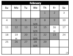 District School Academic Calendar for Temecula Preparatory for February 2024