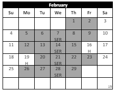 District School Academic Calendar for Great Oak High for February 2024