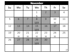 District School Academic Calendar for Ysabel Barnett Elementary for November 2023