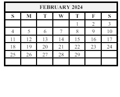 District School Academic Calendar for Wainwright Middle School for February 2024