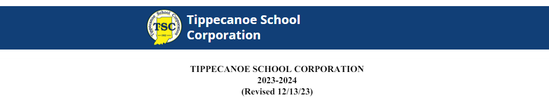 District School Academic Calendar for Wainwright Middle School