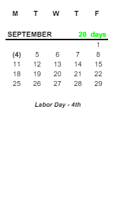 District School Academic Calendar for Grove Patterson Academy Elementary School for September 2023
