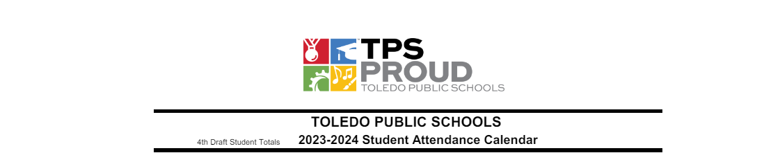 District School Academic Calendar for Toledo Technology Academy High School