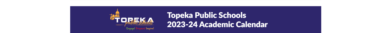 District School Academic Calendar for Topeka High