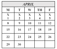 District School Academic Calendar for Madrona Middle for April 2024