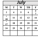 District School Academic Calendar for Magruder (philip) Middle for July 2023