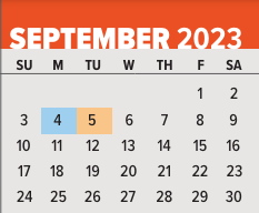 District School Academic Calendar for Mclain High School For SCIENCE/TECH. for September 2023