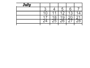 District School Academic Calendar for Roosevelt Middle Sch for July 2023