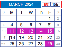 District School Academic Calendar for Newman Elementary for March 2024