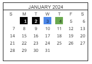 District School Academic Calendar for Boardman Creek Public School for January 2024