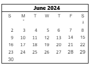 District School Academic Calendar for Boardman Creek Public School for June 2024