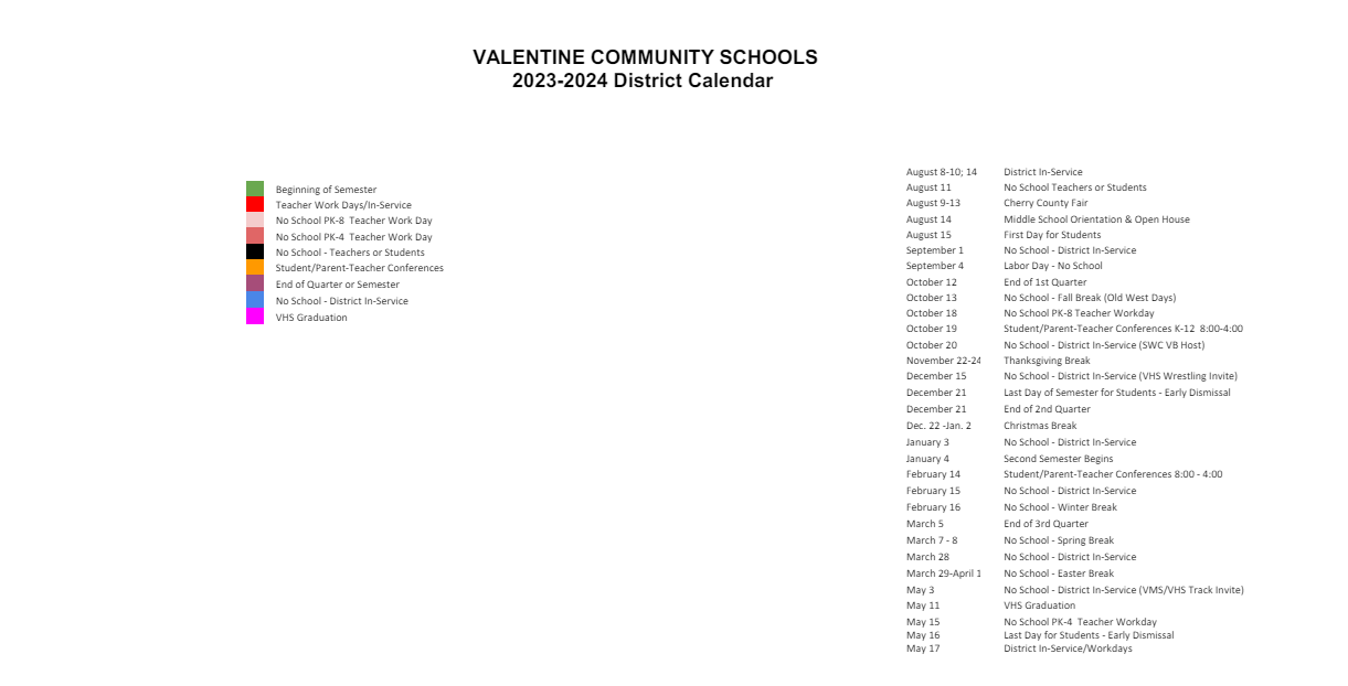 District School Academic Calendar Key for Boardman Creek Public School