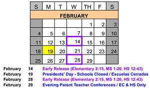 District School Academic Calendar for Skoff Elementary for February 2024