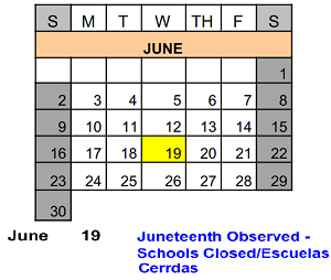 District School Academic Calendar for Skoff Elementary for June 2024