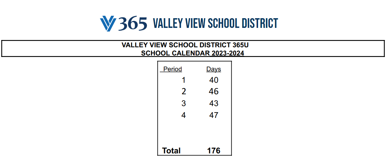 District School Academic Calendar Key for Skoff Elementary