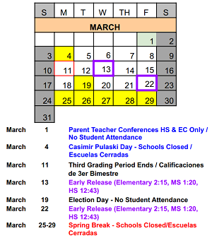District School Academic Calendar for Skoff Elementary for March 2024