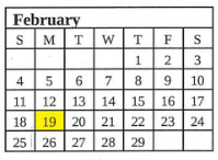 District School Academic Calendar for Lost Creek Elementary School for February 2024