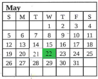District School Academic Calendar for Sugar Grove Elementary School for May 2024
