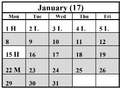 District School Academic Calendar for Divisadero Middle for January 2024