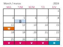 District School Academic Calendar for West Lake Middle for March 2024