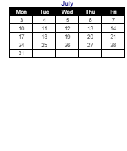 District School Academic Calendar for Maloney Interdistrict Magnet School for July 2023