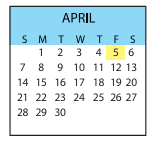 District School Academic Calendar for Kettering Elementary School for April 2024