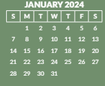 District School Academic Calendar for Robert Frost Elementary School for January 2024