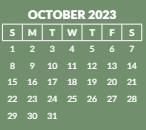 District School Academic Calendar for Robert Frost Elementary School for October 2023