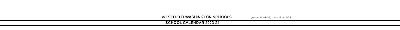 District School Academic Calendar for Maple Glen Elementary