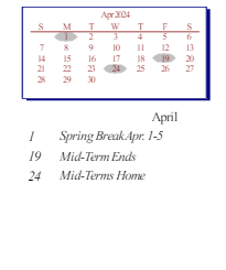 District School Academic Calendar for Westview Elementary School for April 2024