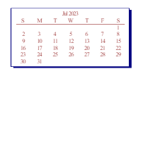 District School Academic Calendar for Westview Elementary School for July 2023