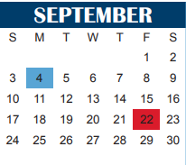 District School Academic Calendar for Mcniel Junior High for September 2023