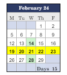 District School Academic Calendar for Social Street School for February 2024