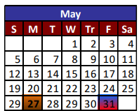 District School Academic Calendar for Cesar Chavez Middle School for May 2024